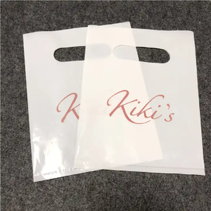 Sacs à bijoux personnalisables avec logo Sac à provisions écologique pliable et réutilisable de luxe avec poignée découpée pour l'expédition de vêtements - Product Image 2