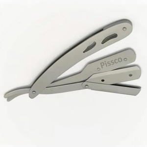 Shaving Knife Stainless Steel Folding <b>Men</b> Barber Tools <b>Hair</b> Razor Stainless Steel <b>Hair</b> Eyebrow Beard Folding Made By Pissco - Product Image 3