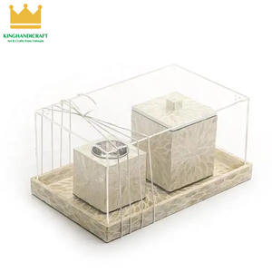 Madre de perla incrustaciones Mubkhar quemador Bukhoor quemador incienso caja y bandeja quemador Bakhoor árabe - Product Image 2