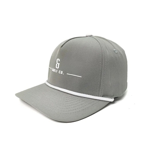 Gorra de golf de 5 paneles con logotipo de silicona 2D/3D personalizado, orificios de ventilación y cierre snapback de alto rendimiento, directamente del fabricante, proveedor de Vietnam. - Product Image 2