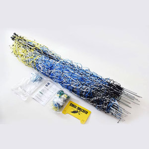 Clôture <span class=keywords><strong>électrique</strong></span> bleue de longueur de <span class=keywords><strong>50m</strong></span> et <span class=keywords><strong>filet</strong></span> pour la <span class=keywords><strong>volaille</strong></span> - Product Image 1