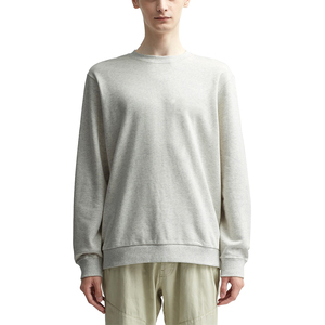 Sudadera de invierno con hombros descubiertos de alta calidad 240gsm suéter de cuello redondo en blanco de peso pesado sudaderas con capucha poliéster 100% algodón bordado - Product Image 3