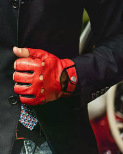 Nouveauté Gants de conduite en cuir d'agneau ajustés pour hommes Logo personnalisé Prix raisonnables Design personnalisé pour la moto - Product Image 2