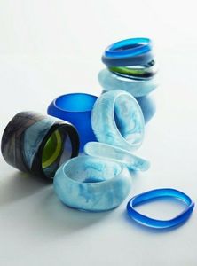 SUPER Bijoux Résine Acrylique Bracelet Bracelet Exagéré Éblouissant Multicolore Large Irrégulier Carré Acrylique Bracelets Femmes - Product Image 2