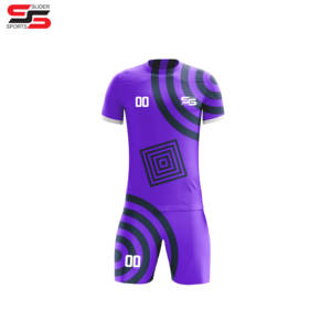 เสื้อฟุตบอลสีฟ้าสีขาว-ดำ - Product Image 1