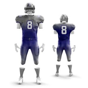 Uniformes de Fútbol Americano de Tela de Poliéster, Cómodos, Transpirables, con Mangas Cortas y Estampados - Product Image 1