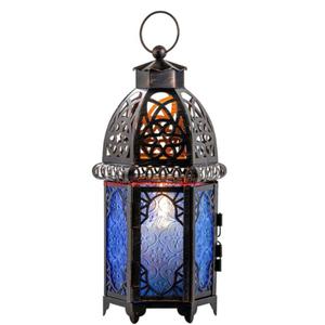Lanterne suspendue et de table en métal de Style marocain classique avec panneaux de verre pour décor de jardin intérieur extérieur bon prix - Product Image 2