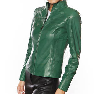 Chaqueta de Invierno para Mujer, de Cuero Genuino Resistente, Transpirable, Acabado de Primera Calidad, Superventas - Product Image 6