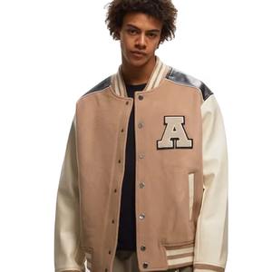 Logo personnalisé surdimensionné extérieur collège sports équipe hommes veste de haute qualité coton mode collège baseball veste pour hommes - Product Image 1