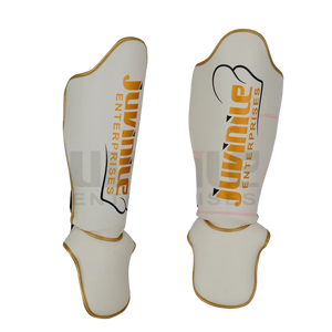 Protector de Espinilla de Muay Thai Personalizado al por Mayor, Protector de Cuero PU, Protector de Espinilla Ideal para Artes Marciales Mixtas, Lucha y Sparring - Product Image 1