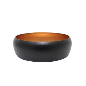 Tazón de forma redonda de hierro para cocina y mesa de gran diseño, tazón para servir de Color negro y cuencos decorativos hechos a mano a granel - Product Image 2