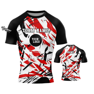 เสื้อสำหรับนักมวยปล้ำ BJJ MMA rash GUARD - Product Image 4