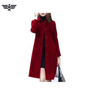 เสื้อโค้ทขนสั้นสำหรับผู้หญิง สไตล์ลำลอง หรูหรา ทันสมัย สำหรับฤดูหนาว อุ่นสบาย ไม่ใช้ขนเป็ด ปิดกระดุมแบบปกปิด  สีและโลโก้สามารถปรับแต่งได้ - Product Image 2