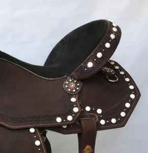 Selle en cuir anglaise de qualité supérieure / Design magnifique très demandé / Équipement d'équitation durable Meilleur prix 2026 - Product Image 2