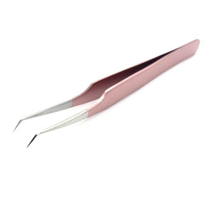 Pince à cils en acier inoxydable avec logo personnalisé de la meilleure qualité Outil de beauté durable de marque privée pour le soin des cils - Product Image 3