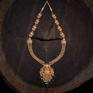 Collar Chapado en Oro Antiguo 157651 con Cuentas Religiosas para Boda y Compromiso, con Diamantes y Perlas, Hecho de Aleación de Latón y Cobre, Ideal para Regalos - Product Image 1