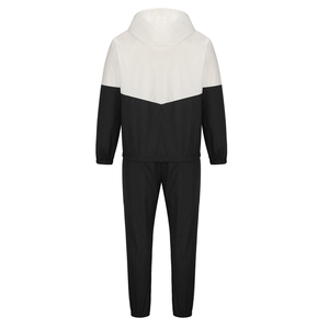 Ensemble de survêtement à capuche pour homme, color block, manches longues, fermeture éclair, pantalon de jogging sportif, respirant, léger, pour le printemps - Product Image 3