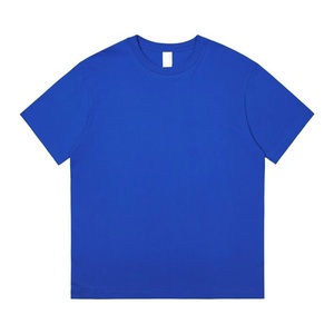 Camiseta de Manga Corta con Cuello Redondo, Personalizada con Logotipo, de Alta Calidad, de Lona Gruesa de 380 g/m², Transpirable, con Etiqueta Impresa Personalizada para Hombre - Product Image 3