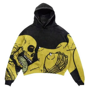 100% sudaderas con capucha de gran tamaño de algodón pesado de alta calidad para hombre nuevo bordado serigrafía Digital logotipo personalizado diseño Casual - Product Image 6