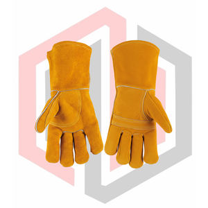 Gants de travail en cuir ignifuges, antidérapants, flexibles, respirants, résistants aux déchirures, antistatiques, sans silicone, pour les mains et les bras - Product Image 5