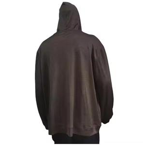 เสื้อฮู้ดแบบสวมหัวผ้าคอตตอนขนาดใหญ่ทันสมัยปักโลโก้ตามสั่งเสื้อผ้าสไตล์สตรีทแวร์ฤดูหนาวขายส่งจำนวนมาก - Product Image 4