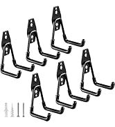 Nhiệm Vụ Nặng Nề Thép Nhà Để Xe Móc Treo Tường Lưu Trữ Tổ Chức Quần Áo Xe Đạp Công Cụ Làm Vườn-Số Lượng Lớn Tiện Ích Nhà Để Xe Móc Áo Vật Liệu Kim Loại - Product Image 3