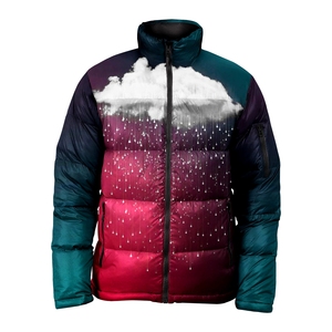 Veste matelassée entièrement sublimée pour homme 2025 Design personnalisé Tissu 100% polyester Col montant Vêtement d'hiver surdimensionné Veste à bulles - Product Image 1