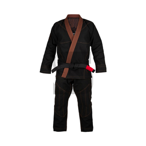 Kimono Jiu Jitsu de alta calidad, uniforme ligero de Karate de artes marciales en Color sólido, logotipo personalizado, tela de algodón, traje de Karate - Product Image 1