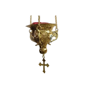 Quemador de incienso de latón pulido dorado hecho a mano hermoso Mubkhar Bakhoor para uso terapéutico Decoración de mesa estilo árabe - Product Image 2