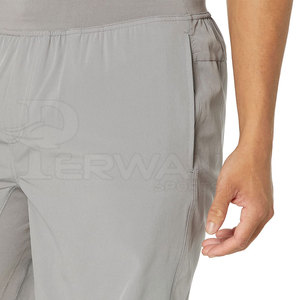 Pantalones cortos de gimnasio para hombre de alta calidad, elásticos de tiro medio, transpirables, de algodón de secado rápido, gran oferta, estilo callejero, patrón sólido, el mejor - Product Image 5