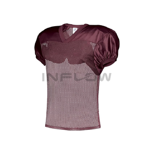 Maillot de football cousu de qualité supérieure, maillot de football américain, ensemble pour adultes et enfants, broderie, sports de plein air, maille - Product Image 5