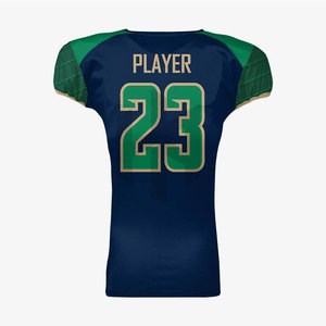 Camiseta de fútbol americano transpirable de secado rápido de alta calidad para hombre, temporada de verano, manga corta, talla grande, conjuntos de fútbol americano - Product Image 3