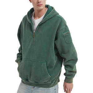 High Demand Quarter Zip Pullover <b>Hoodie</b> for <b>Men</b> <b>Thick</b> Heavy Weight Zip up <b>Hoodie</b> Half Zip Pullover <b>Hoodie</b> BY RSW - Product Image 5