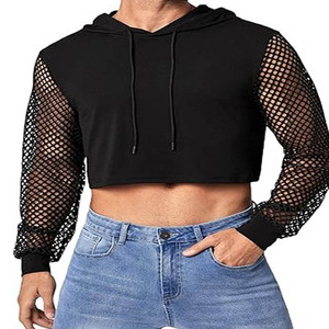 Men Crop Top <b>Hoodie</b> Casual Streetwear <b>Short</b> <b>Hoodie</b> Pullover Fashion Training Gym Wear Lightweight Comfortable Modern Style - Product Image 5