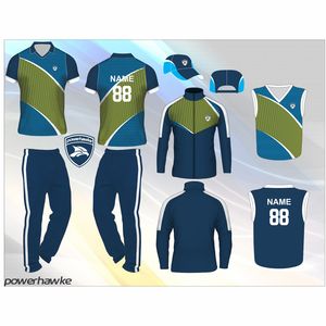 Uniforme de cricket sportif respirant de qualité supérieure avec nom personnalisé, numéro de marque, meilleurs designs de logo personnalisés, couleurs disponibles - Product Image 2