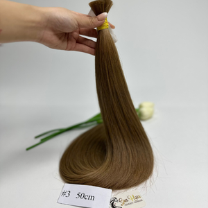 บริษัทซันแฮร์ ผลิตภัณฑ์ต่อผมแท้เวียดนาม เรมี่ ฮิวแมน แฮร์ เอ็กซ์เทนชั่น ผมตรงสลวย ซุปเปอร์ดับเบิ้ลดรอน สีน้ำตาล 3 เคเบลโล่ อูมาโน่ แฮร์แบบเป็นมัด - Product Image 6