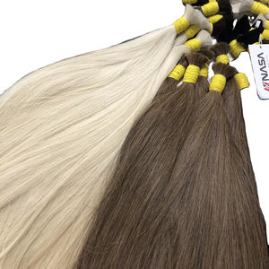 Vente chaude en vrac cheveux couleur personnalisée 100% vierge vietnamienne cheveux crus de haute qualité de Nasa - Product Image 1