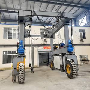 رافعة جسرية صغيرة اقتصادية ذات إطارات مطاطية للمستودعات اللوجستية متوسطة الحجم توفر حلول مرنة وفعالة من حيث التكلفة - Product Image 3