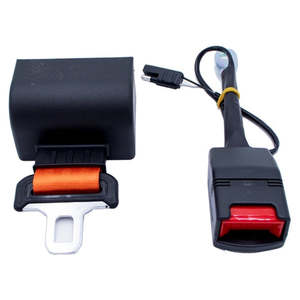 2 x 60 Ceintures de sécurité rétractables orange avec interrupteur marche/arrêt - Product Image 3
