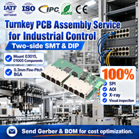Service d'assemblage clé en main, carte de circuit imprimé personnalisée, assemblage de circuits imprimés PCBA FR4 à montage en surface, fabricant de PCBA pour commutateur Ethernet