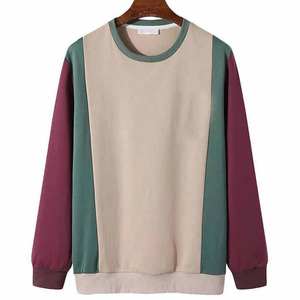 2025 Newest Custom Embroidery Printing Patchwork Sweatshirts Regular Fit Long Sleeve Round Neck Sweatshirt - Product Image 1
