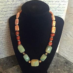 Collar de Resina de Moda, Hecho a Mano con Cuentas Gruesas, Joyería de Regalo para Mujer, Especial de Navidad - Product Image 5