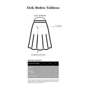 <b>Navy</b> Blue Chiffon <b>Wrap</b> Skirt with Elastic Waistband - Product Image 4