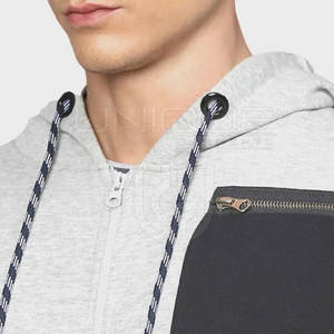 Sudaderas con cremallera para hombre de alta calidad Sudaderas con cremallera de poliéster de algodón Sudaderas con capucha para hombre de moda superior MOQ bajo - Product Image 6