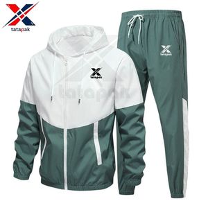 Chándal de primavera con capucha OEM 100% algodón cómodo tejido transpirable para hombres lavable Casual gimnasio Fitness ejercicio desgaste - Product Image 5