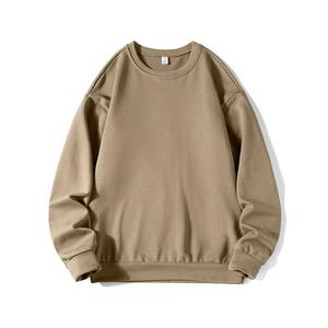 Personnaliser les chemises décontractées unies pour hommes Design haut de gamme sweat-shirt col rond pour hommes Sweatshirts de haute qualité 100% coton - Product Image 4