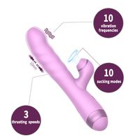GINYA Produits de sexe féminin Vibrateur de lapin avec succion Stimulation du clitoris Jouet sexuel de luxe pour femmes