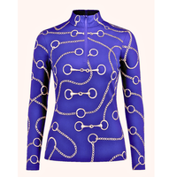 Haut de gamme tendance pour femmes : Vêtement d'équitation western, compression, sublimation, logo personnalisé, couleur, léger