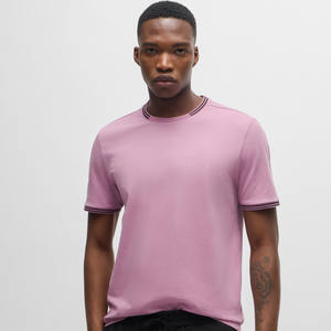 T-shirts vierges 100 % coton de haute qualité, personnalisables avec logo OEM, col rond, grammage lourd, séchage rapide, pour hommes – Collection été tendance - Product Image 6