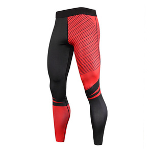 Leggings de compression haute performance pour hommes pour la course à pied Fitness Gym Workouts-Collants de sport à séchage rapide pour hommes - Product Image 1